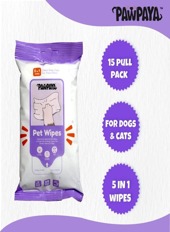 Trixie Combo of Trixie Protective Pants Pads for Dogs (Medium, 10pcs) and Pawpaya Everyday Pet Wipes (15 Pulls) | Ideal for House Training, Hygiene & Daily Cleaning | Safe, Gentle & Convenient Pet Care Kit - Image 3